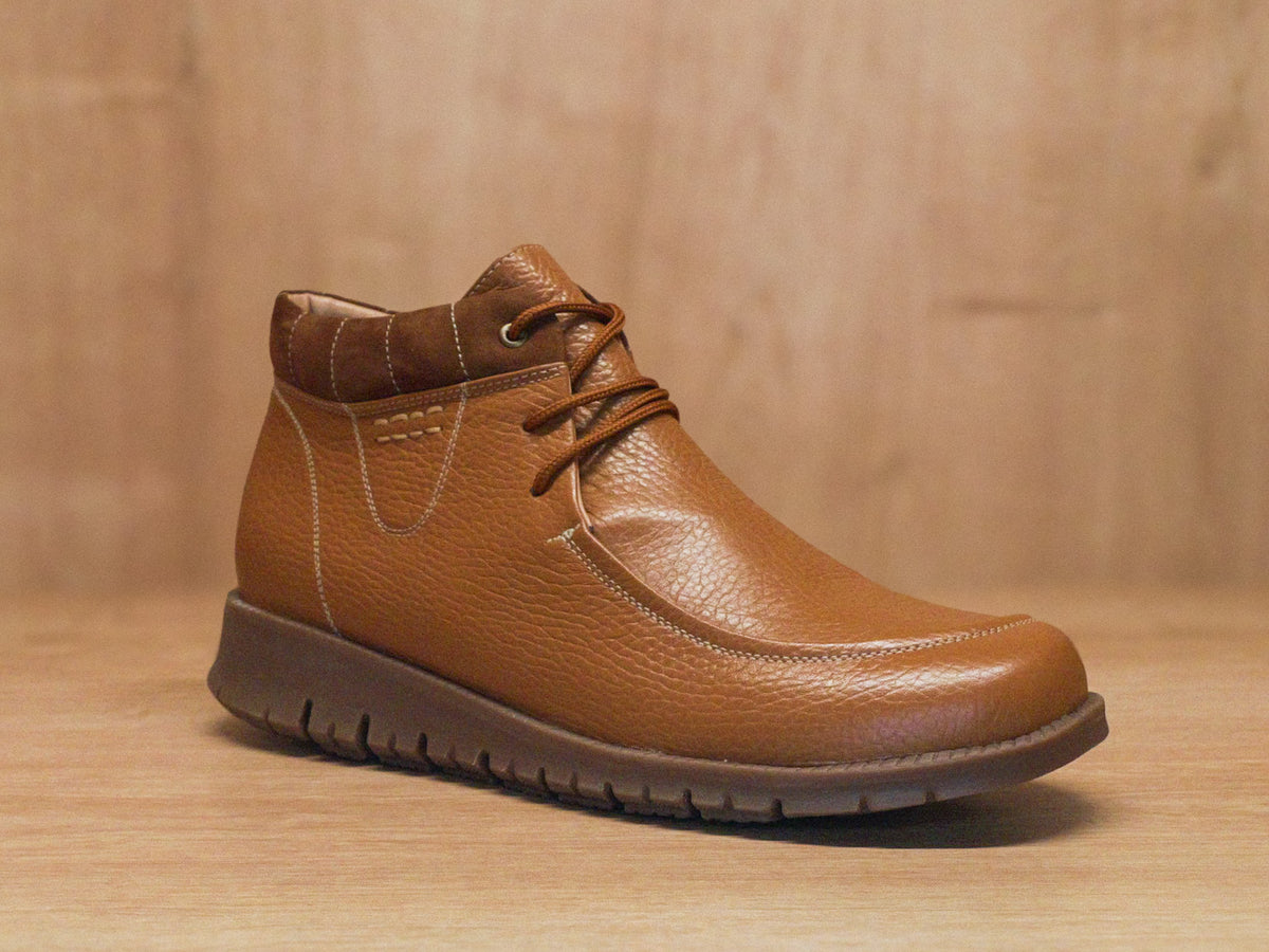 Botin miel En Cuero