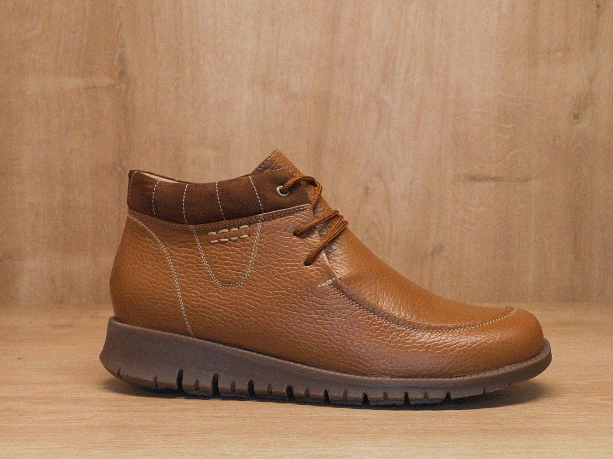 Botin miel En Cuero