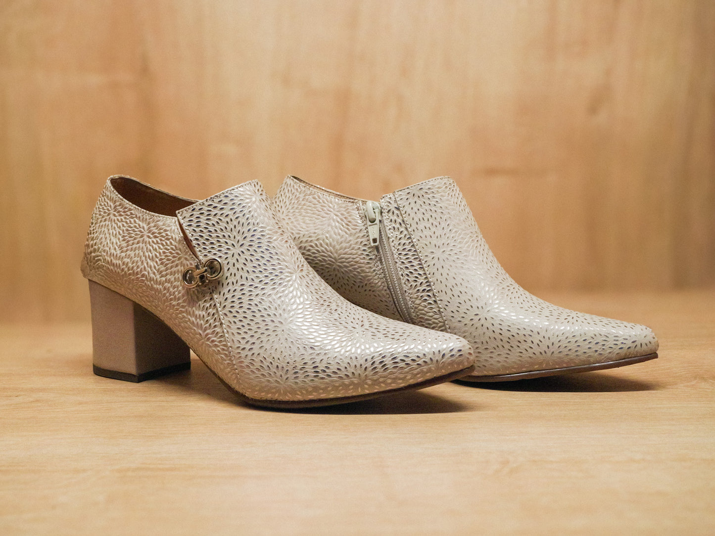Botín Mujer Beige