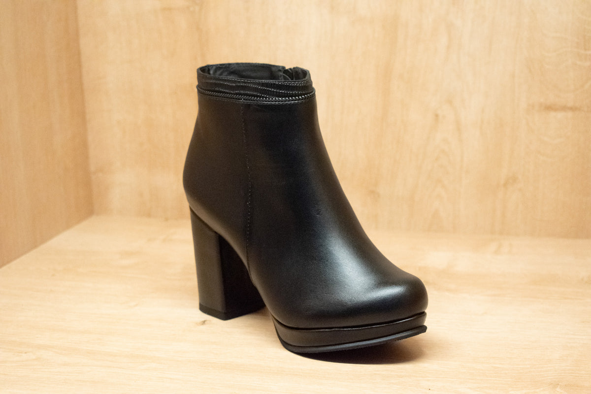 Botin Negro Mujer